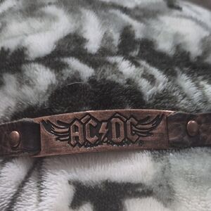 AC/DC Leather Bracelet